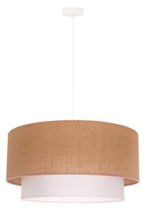 Lampa wisząca Boho z jutowym abażurem