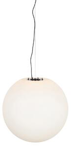 Zewnetrzna Nowoczesna zewnętrzna lampa wisząca biała 77 cm IP65 - Nura Oswietlenie zewnetrzne