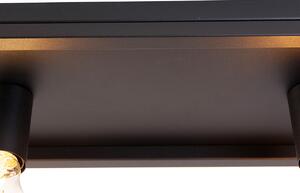 Inteligentna lampa sufitowa czarna 99,5 cm, w tym 4 Wi-Fi A60 - Klatka Oswietlenie wewnetrzne