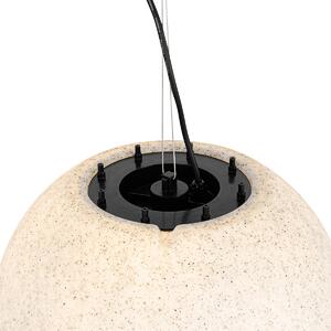 Zewnetrzna Nowoczesna lampa wisząca zewnętrzna szara 45 cm IP65 - Nura Oswietlenie zewnetrzne
