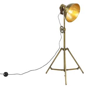 Industrialna lampa podłogowa statyw brązowy - Mangoes