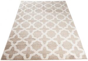 Beżowy dywan pokojowy we wzory - Mistic 6X