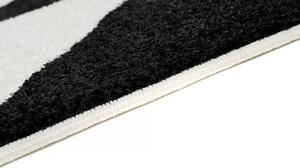 Biało czarny dywan pokojowy - Maero 4X