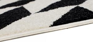 Nowoczesny dywan pokojowy czarno biały - Maero 5X