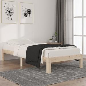 Rama łóżka, lite drewno sosnowe, 90 x 200 cm