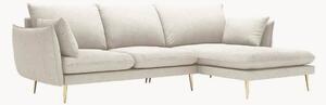 Sofa narożna z lnu Elio (5-osobowa)