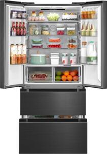 Lodówka MIDEA MDRF692FIC45 No Frost Side by Side 189.8 cm Antracyt