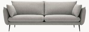 Sofa Elio Light Grey & Black (4-osobowa)