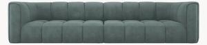 Sofa modułowa z szenilu Francesca (4-osobowa)
