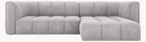 Sofa narożna Francesca Light Grey & Black (3-osobowa)
