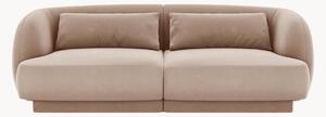 Sofa o wyglądzie aksamitu Tulum (2-osobowa)