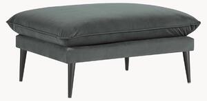 Puf Elio Blue Grey & Black