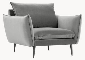 Fotel Elio Light Grey & Black