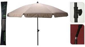 Parasol ogrodowy PROGARDEN 200cm Brązowy