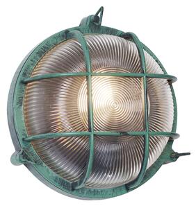 Zewnetrzna Zewnętrzna lampa ścienna zielona okrągła IP44 - Noutica Oswietlenie zewnetrzne