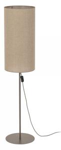 Lampa podłogowa TK Lighting FIENO NEW BROWN 16197 brązowa z lnianym abażurem, nowoczesna E27 do salonu i sypialni