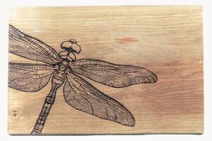 Deska do serwowania z drewna dębowego Dragonfly