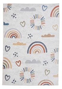 Kremowy dywan dziecięcy 80x150 cm Vida Kids Rainbow – Think Rugs