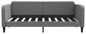 Sofa rozsuwana, ciemnoszara, 90x190 cm, tkanina