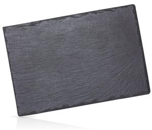 Taca do serwowania kamienna łupek prostokątna 30x20 cm