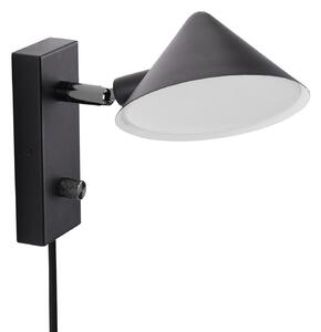 Lampa Ścienna Watt & Veke, Kuro, ściemnialny, czarny, salon, metal, design