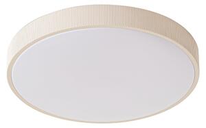 Lampa Sufitowa Lindby, Zylo, ściemnialny, beżowy, salon, tworzywo sztuczne