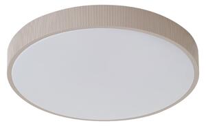 Lampa Sufitowa Lindby, Zylo, ściemnialny, beżowy, salon, tworzywo sztuczne