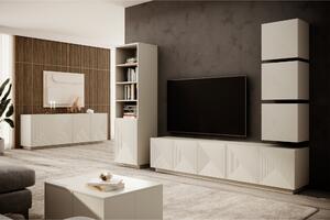 Komoda Asha 200 cm czterodrzwiowa - kaszmir