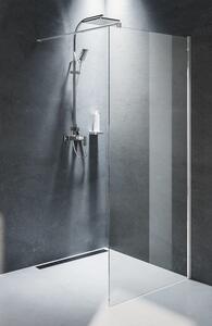 Riho Novik Z400 Walk-In ścianka prysznicowa 100 cm wolnostojąca chrom błyszczący/szkło przezroczyste G003030120