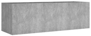 Podwyższona donica, 120x40x40 cm, stal kortenowska