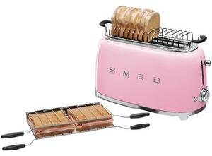Toster SMEG TSF02PKEU Różowy