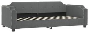 Sofa rozsuwana, ciemnoszara, 100x200 cm, tkanina