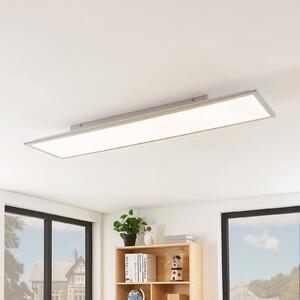 Panel LED Lindby Stenley, 4000 K, 120 cm x 30 cm, srebrny/biały