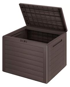 Pojemnik do przechowywania WOODEBOX, 190L, 78x44x55cm, ciemny brąz Prosperplast
