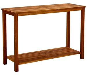 Ogrodowy stolik konsolowy, 110x40x75 cm, lite drewno akacjowe