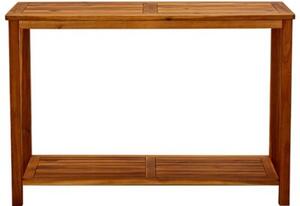 Ogrodowy stolik konsolowy, 110x40x75 cm, lite drewno akacjowe