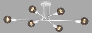 Biała metalowa lampa sufitowa patyki bez kloszy - 2X A726 B3-M51