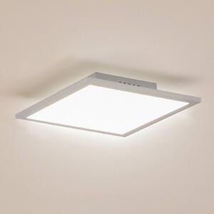 Lindby Panel LED Enhife, biały, 30 x 30 cm, metalowy, 4000 K