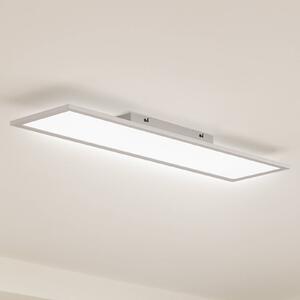 Lindby Panel LED Enhife, biały, 80 x 20 cm, metal, 4000 K