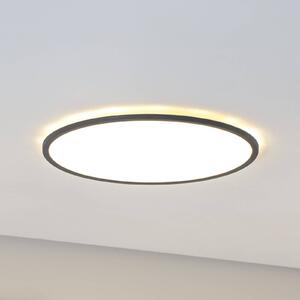 TK Lighting Panel LED Aqua, Ø 50 cm, czarny, metal/plastik, CCT ściemniany