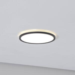 TK Lighting Panel LED Aqua, Ø 30 cm, czarny, metal/plastik, CCT ściemniany