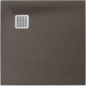 Roca Terran brodzik 80x80 cm kwadratowy kompozyt Stonex cafe AP10332032001660