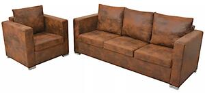 3-osobowa sofa i fotel do salonu Z7-B40