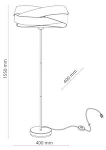 Lampa podłogowa TK Lighting TERRA WHITE 6986 biała, nowoczesna, E27, 155 cm – do salonu i sypialni