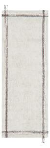 Kremowy bawełniany chodnik tkany ręcznie odpowiedni do prania 80x230 cm Cuisine Natural – Lorena Canals