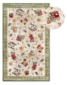 Zielony dywan z mieszanki bawełny ze świątecznym motywem 50x80 cm Toy's Delight Green Christmas – Villeroy&Boch