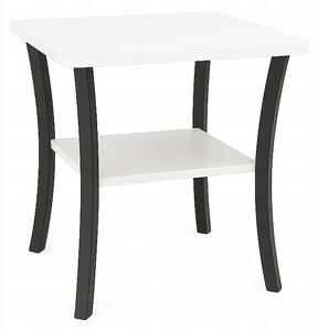 Stolik okolicznościowy kwadratowy 50cm metal Biały Alaska PROMOCJA I ArtDHome