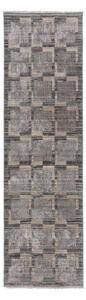 Szary/beżowy chodnik 66x300 cm Evelyn Blocks – Flair Rugs