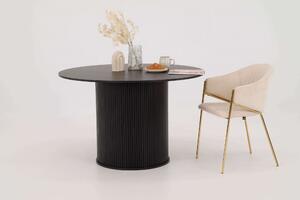 EMWOmeble Stół okrągły 120cm ART0002 czarny