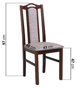 MebleMWM Krzesło drewniane BOS 9 | SORO 90 | KASZTAN | OUTLET